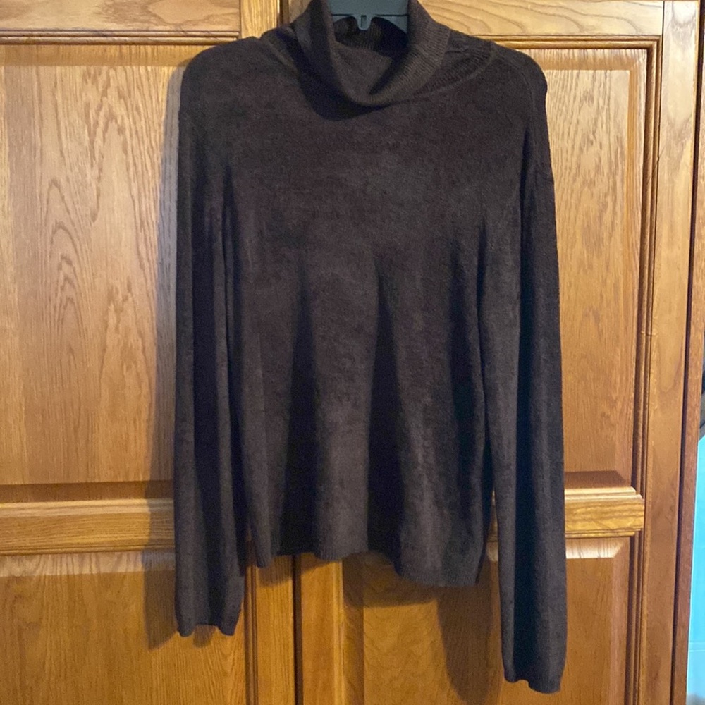 Sarah B Studio Brown Cowl neck sweater. Good condition.
